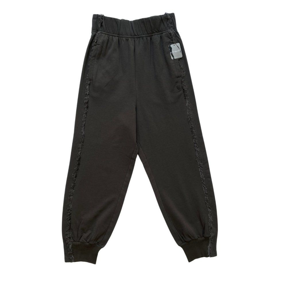 NEW Free People Where The Wind Blows High Rise Black Jogger Womens Size XS - Picture 4 of 16